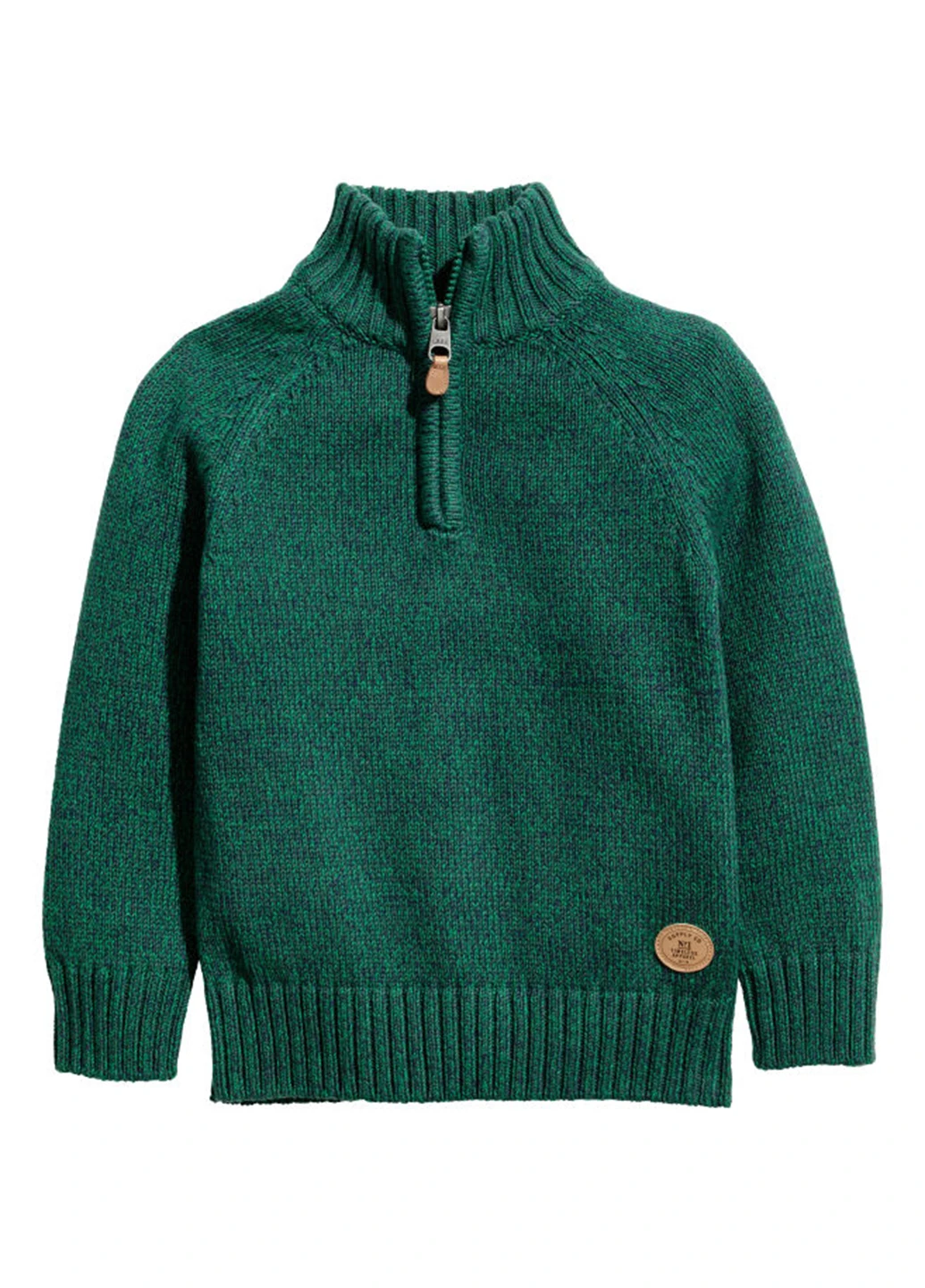 Зеленый демисезонный свитер H&M