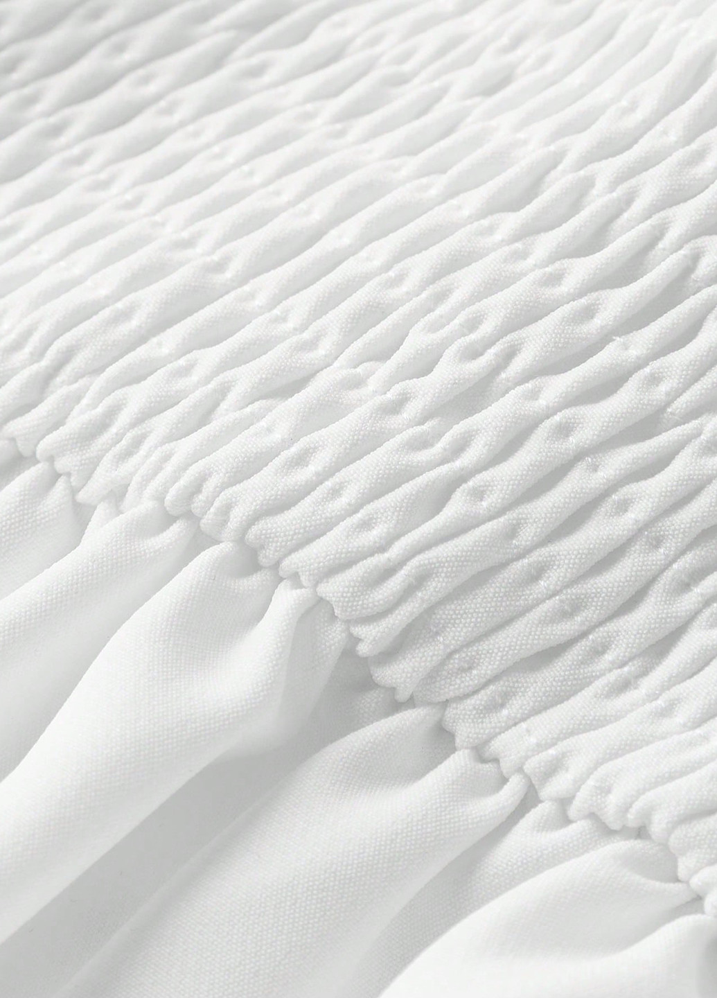 Белый летний комплект (топ, юбка) SHEIN