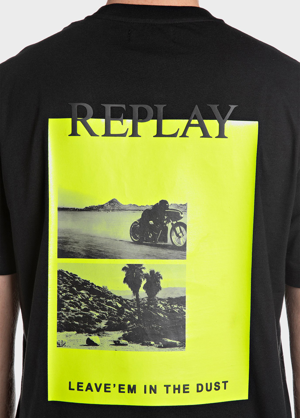Черная футболка Replay