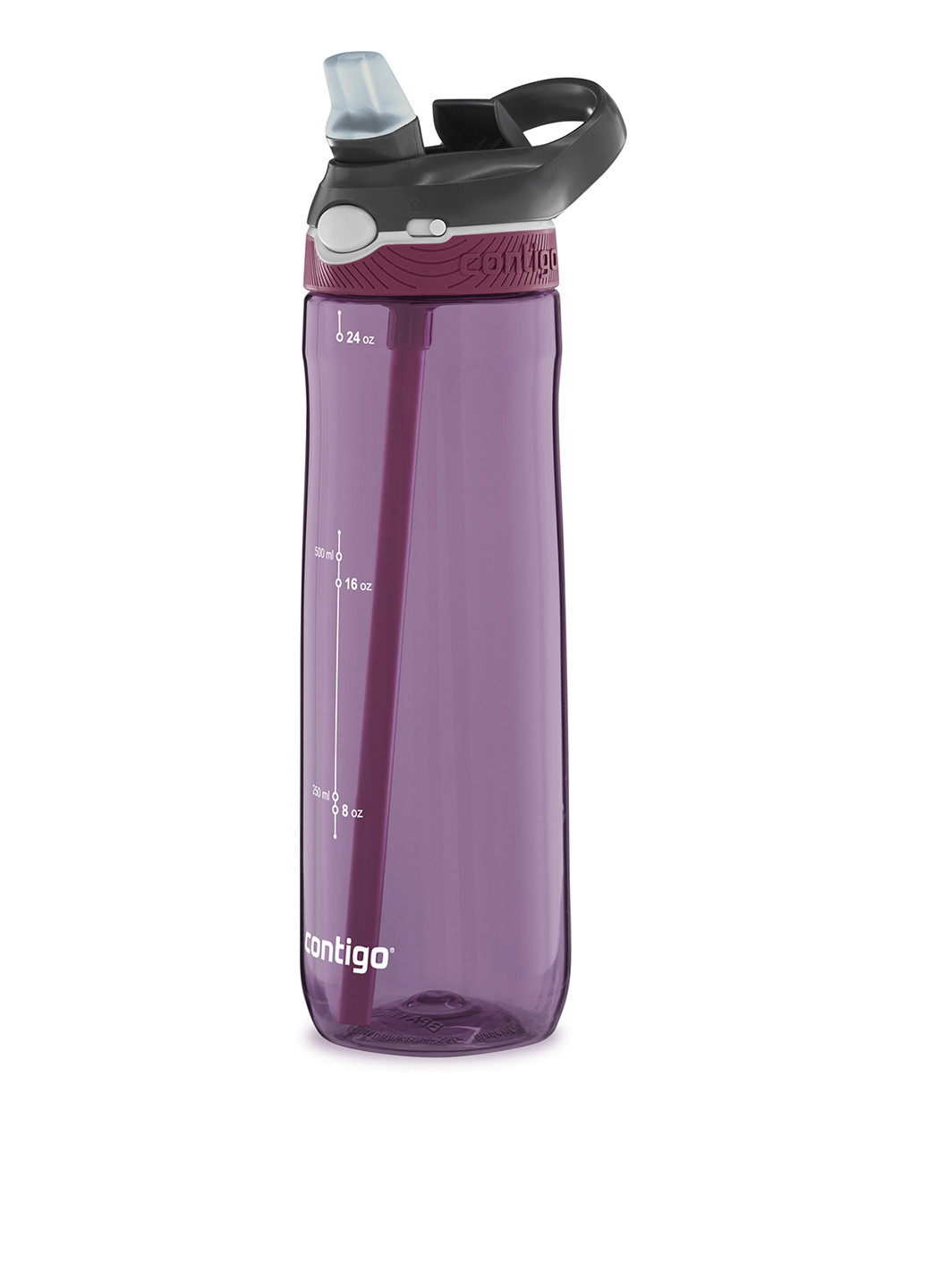 Бутылка спортивная 0,72 л Contigo однотонная фиолетовая