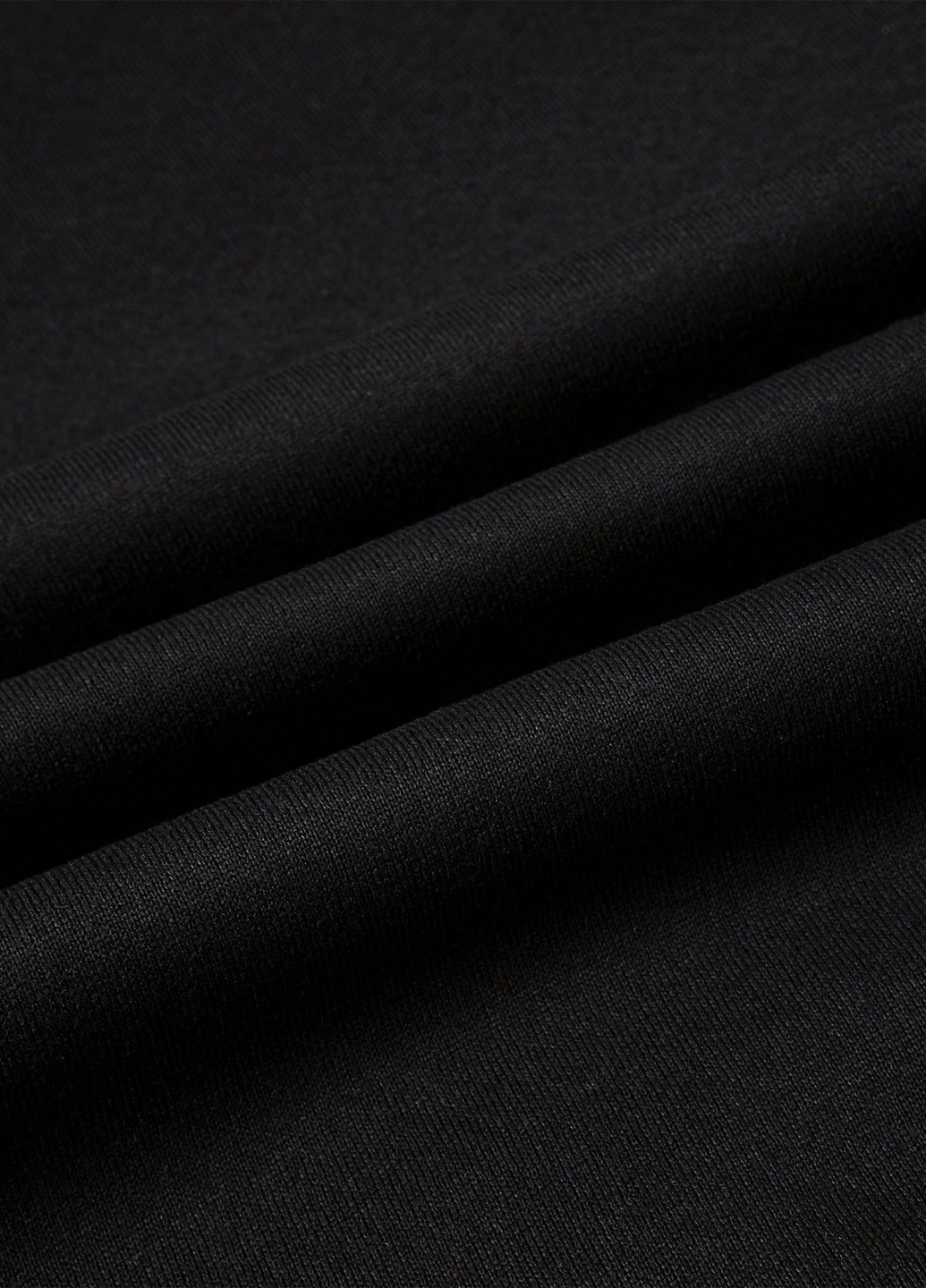 Чорний світшот SHEIN малюнок без декору (316481179)