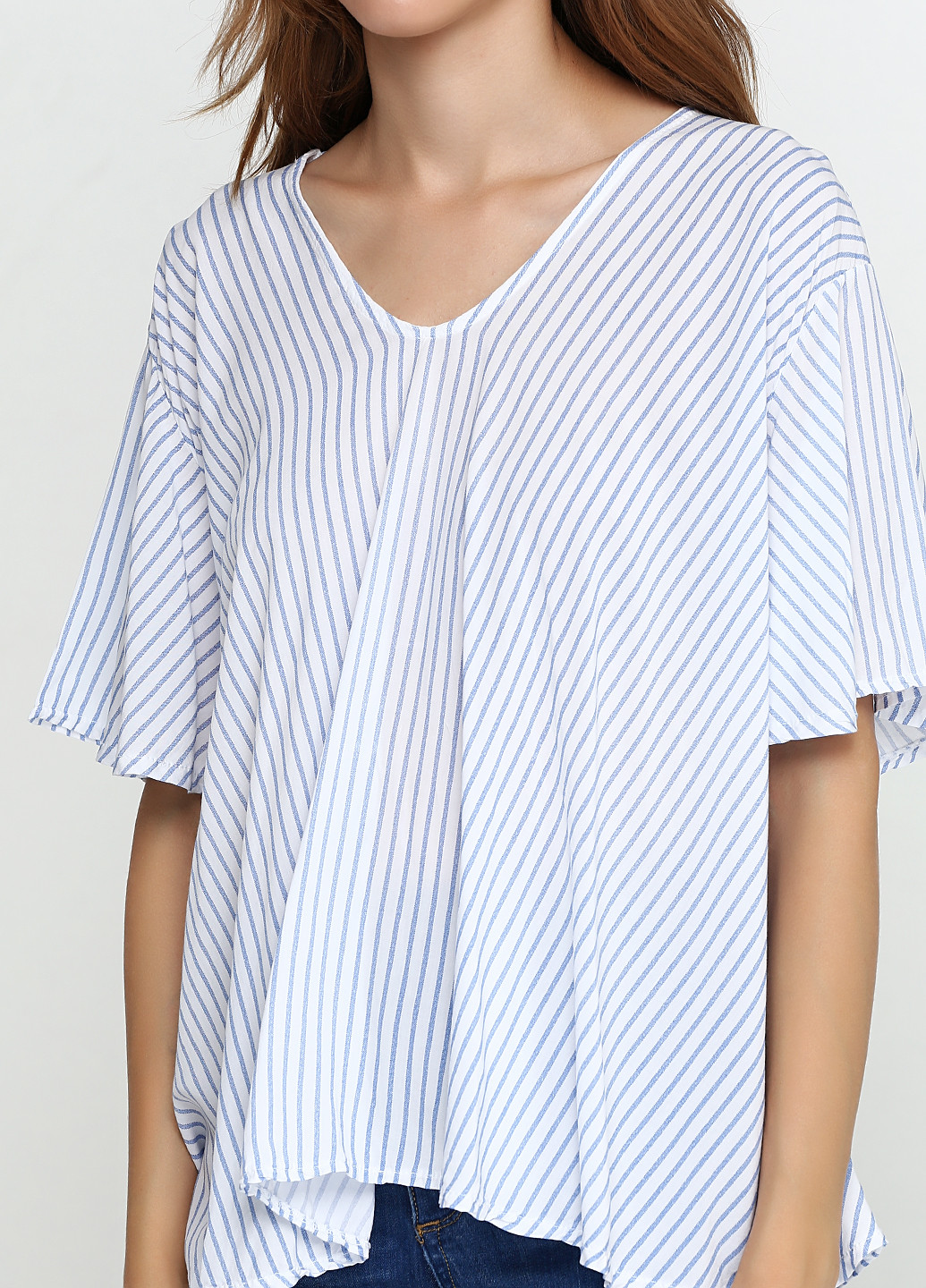 Голубая блуза Zeta Otto