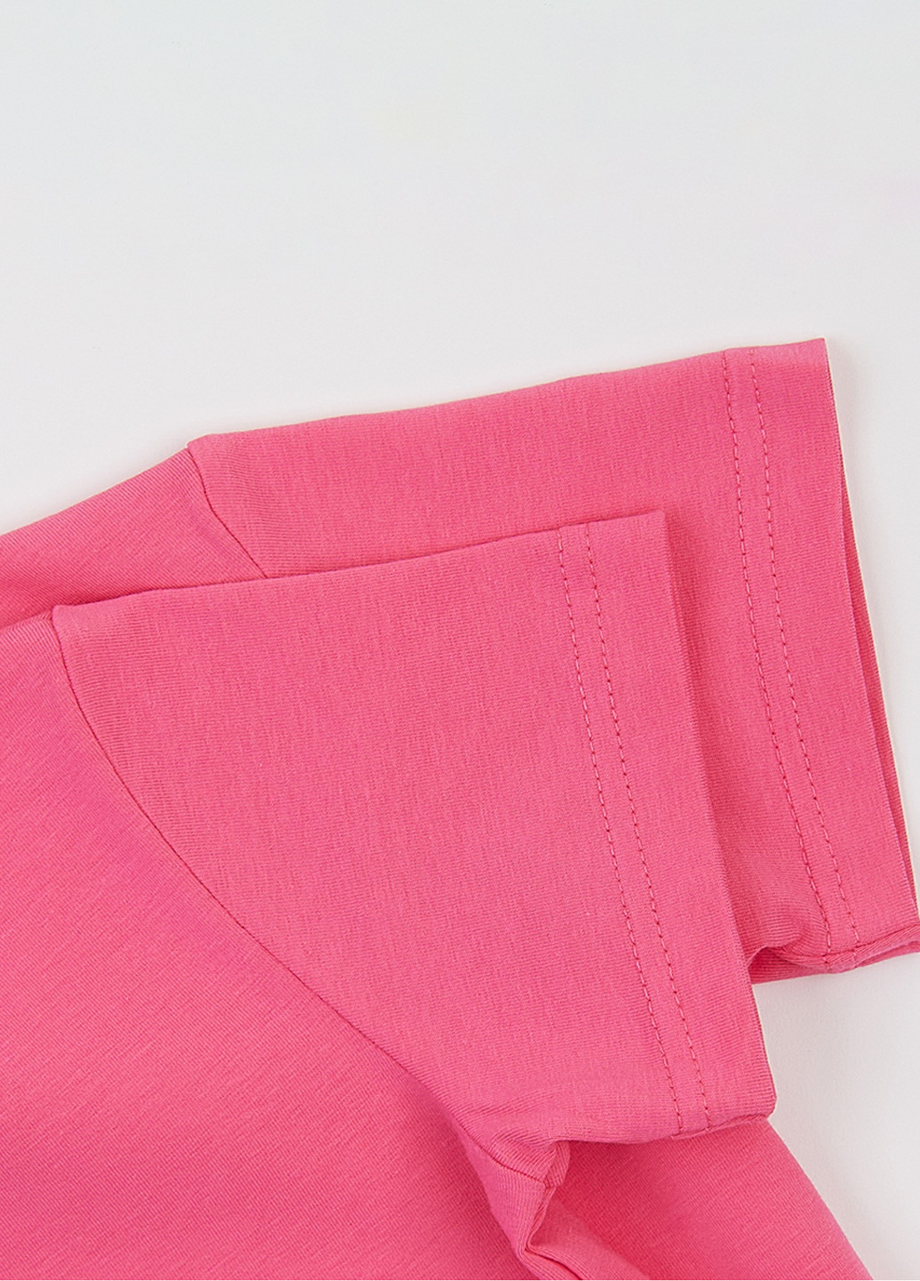 Розовая летняя футболка Garnamama