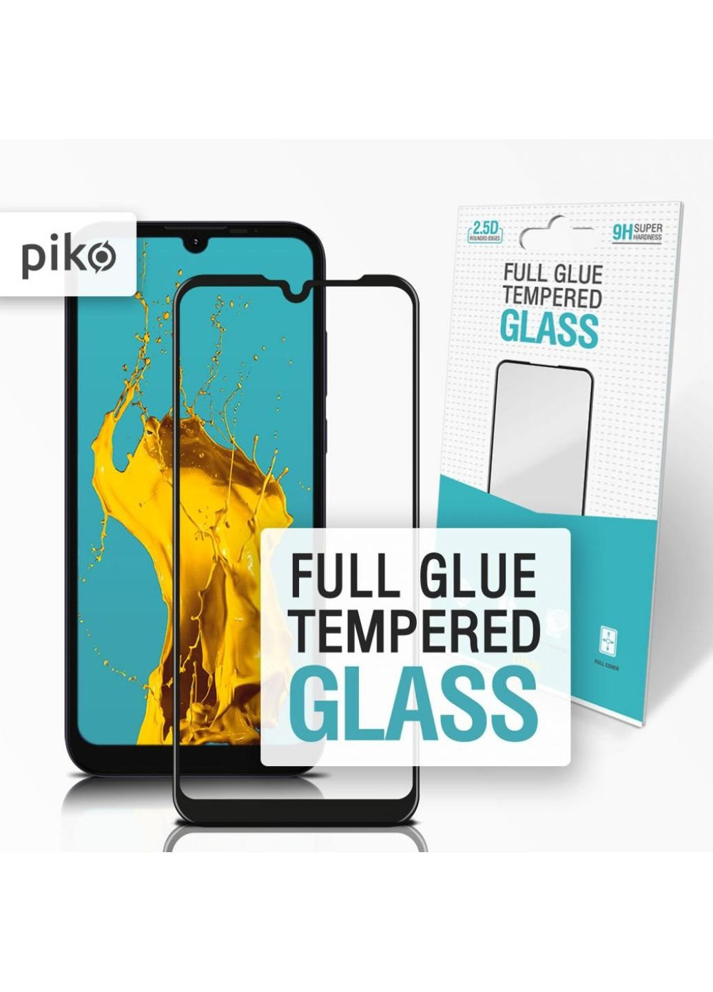 Стекло защитное Full Glue MOTO G9 Plus (1283126505768) Piko (249599001)