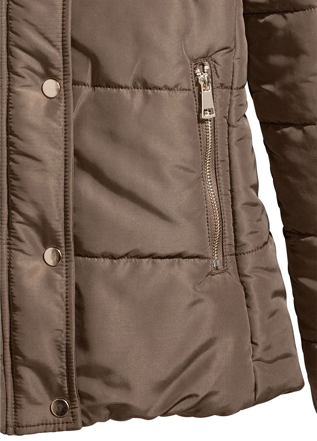 Оливковая (хаки) зимняя куртка H&M