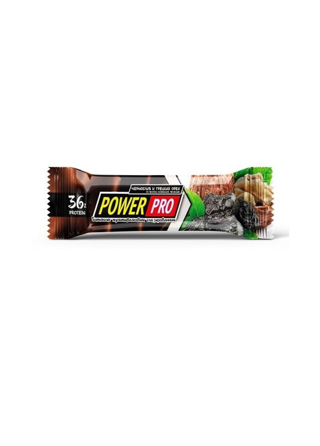 Диетическое питание для энергии Protein Bar Nutella 36% 20x60g Prunes and Nuts Power Pro (251857847)