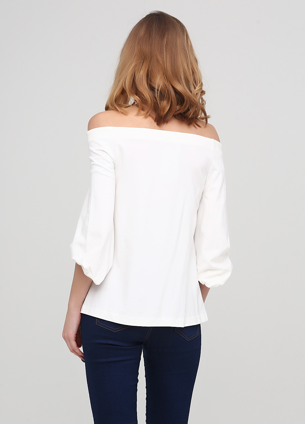 Молочная демисезонная блуза Vero Moda