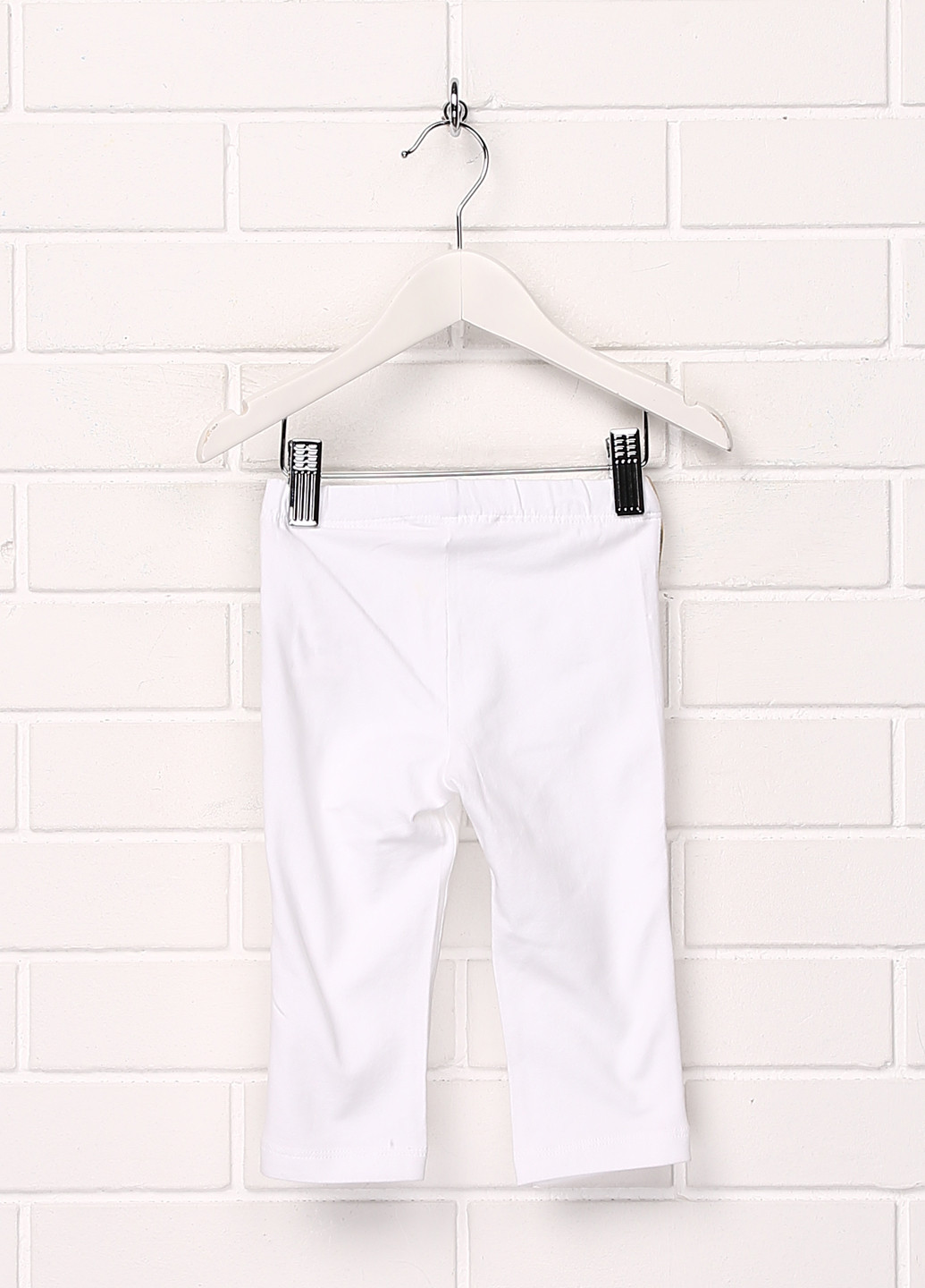 Белоснежные кэжуал демисезонные прямые брюки Simonetta Mini