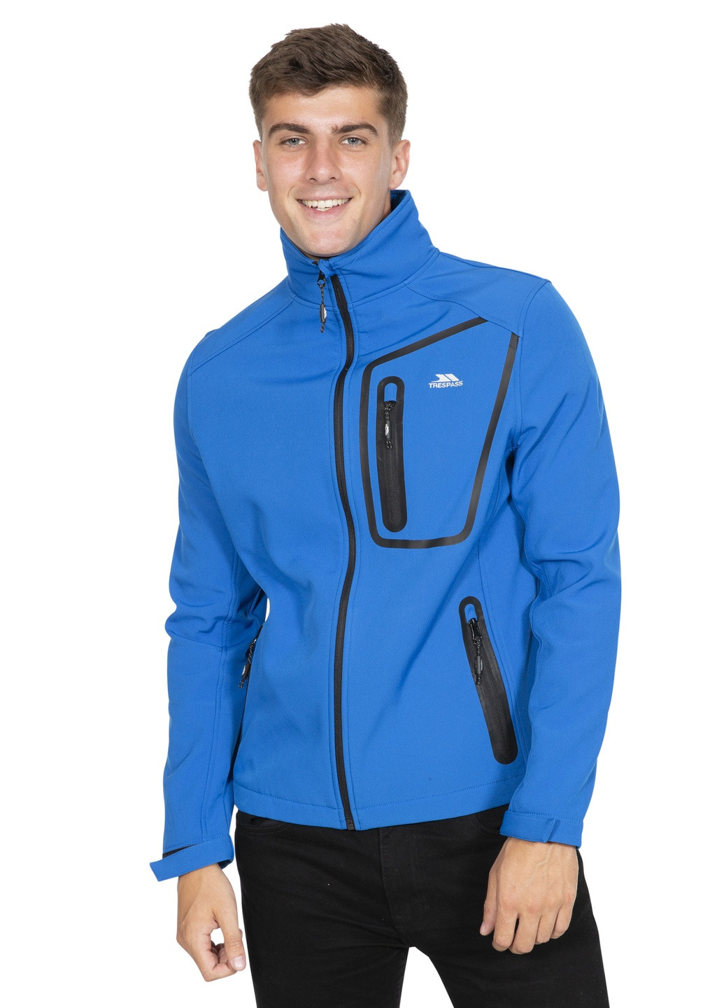 Синяя зимняя куртка Trespass HOTHAM - MALE BASIC SOFTSHELL