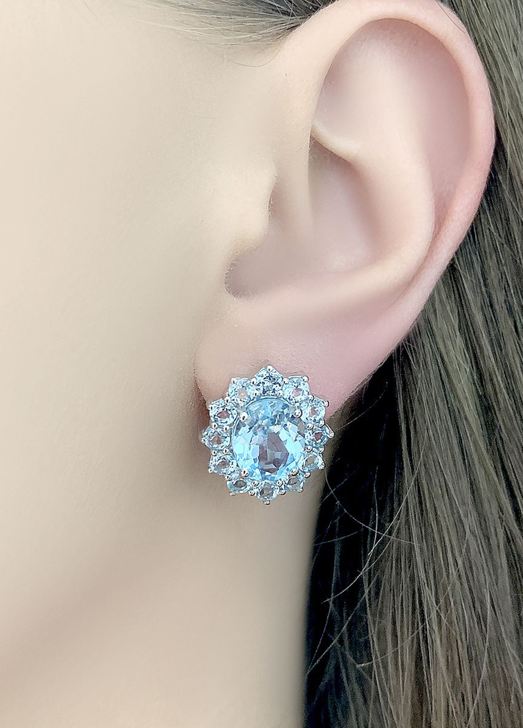 Сережки Silver Flame (207611349)