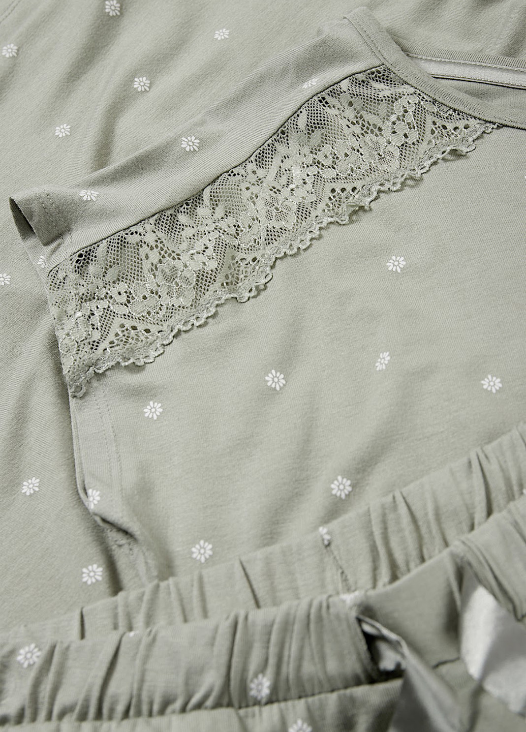 Оливкова всесезон піжама (футболка, штани) футболка + штани C&A