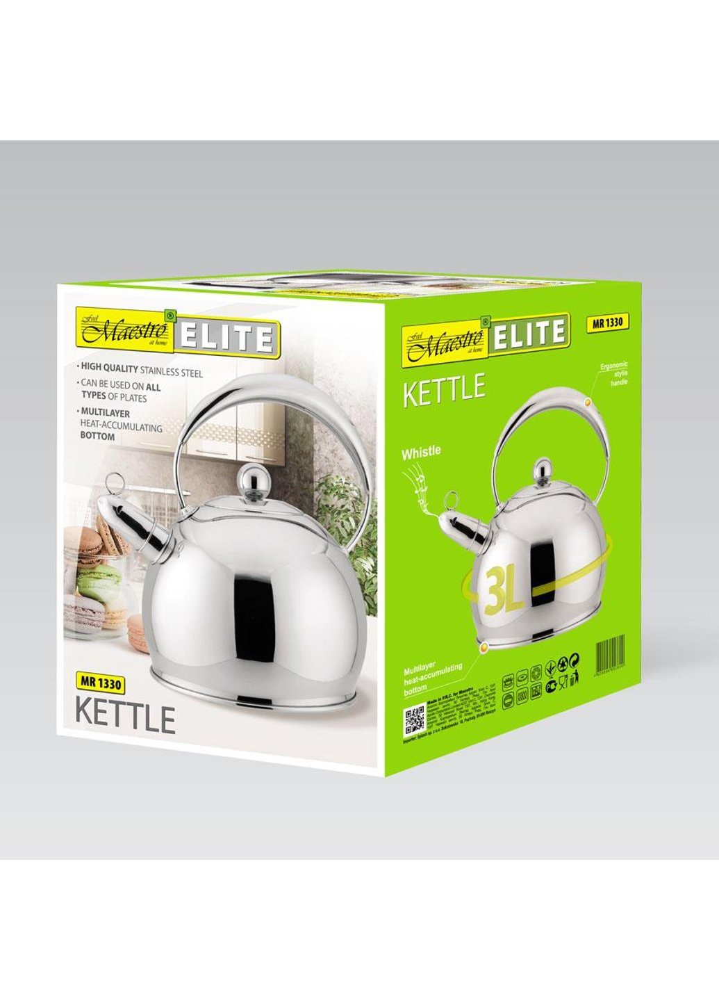 Чайник із свистком MR-1330 3 л Maestro (254702938)