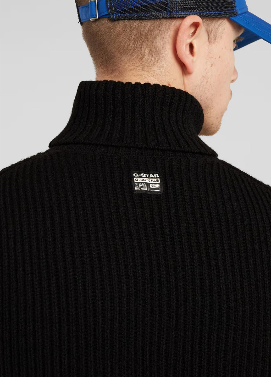 Чорний зимовий светр G-Star Raw