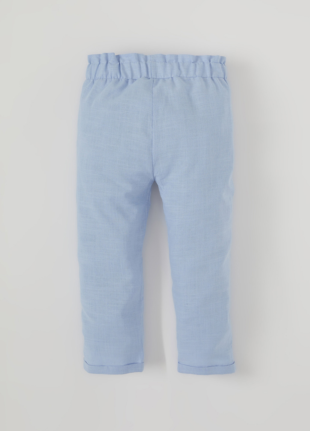 Голубые кэжуал летние зауженные брюки DeFacto