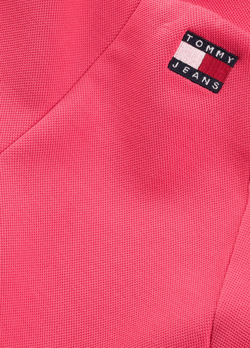 Розовая кэжуал однотонная юбка Tommy Jeans клешированная