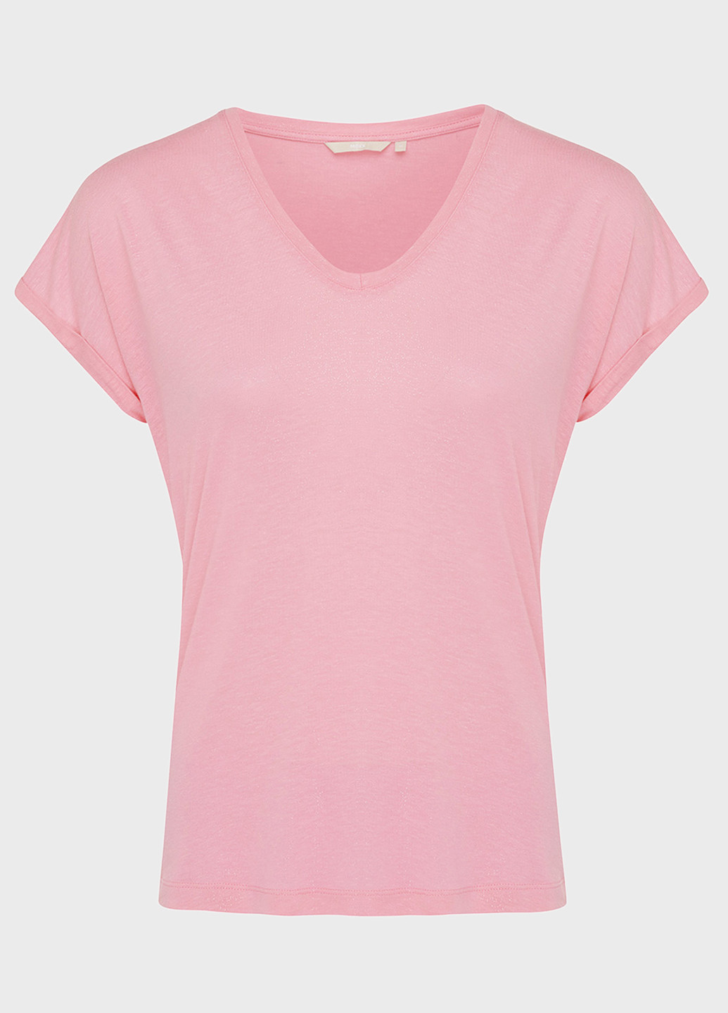 Светло-розовая летняя футболка Mexx