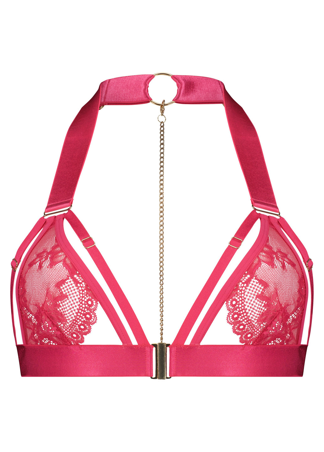 Розовый бюстгальтер Hunkemoller полиамид