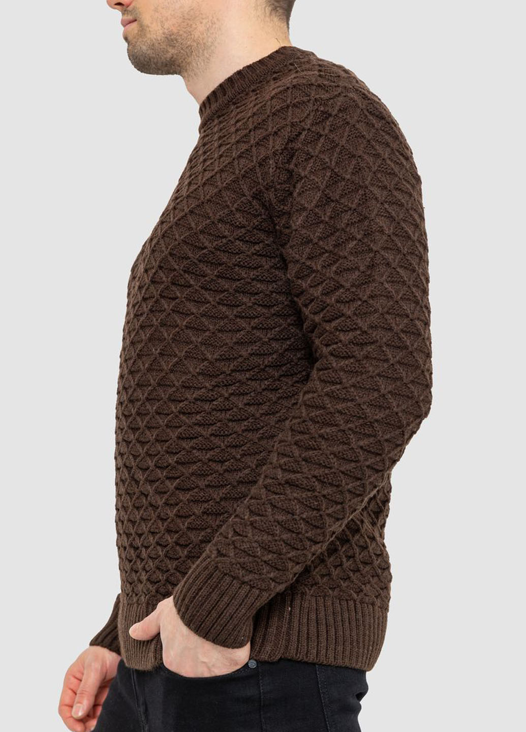 Коричневий демісезонний светр джемпер Ager