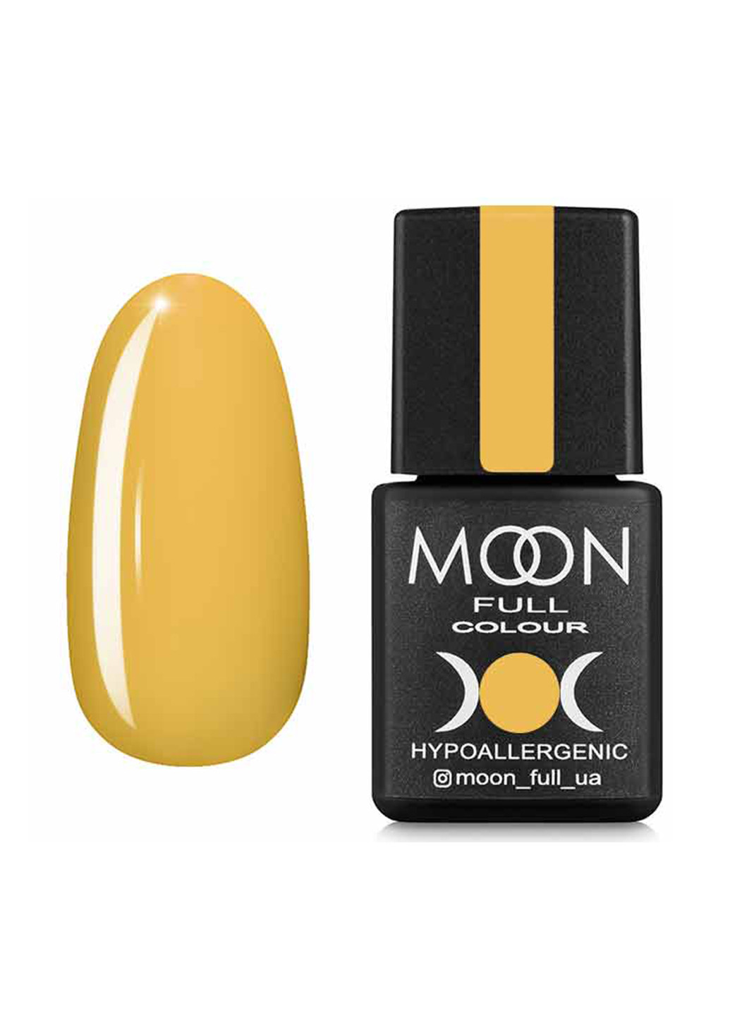 Гель-лак FULL color №610 (жовтий каррі), 8 мл Moon (184150728)
