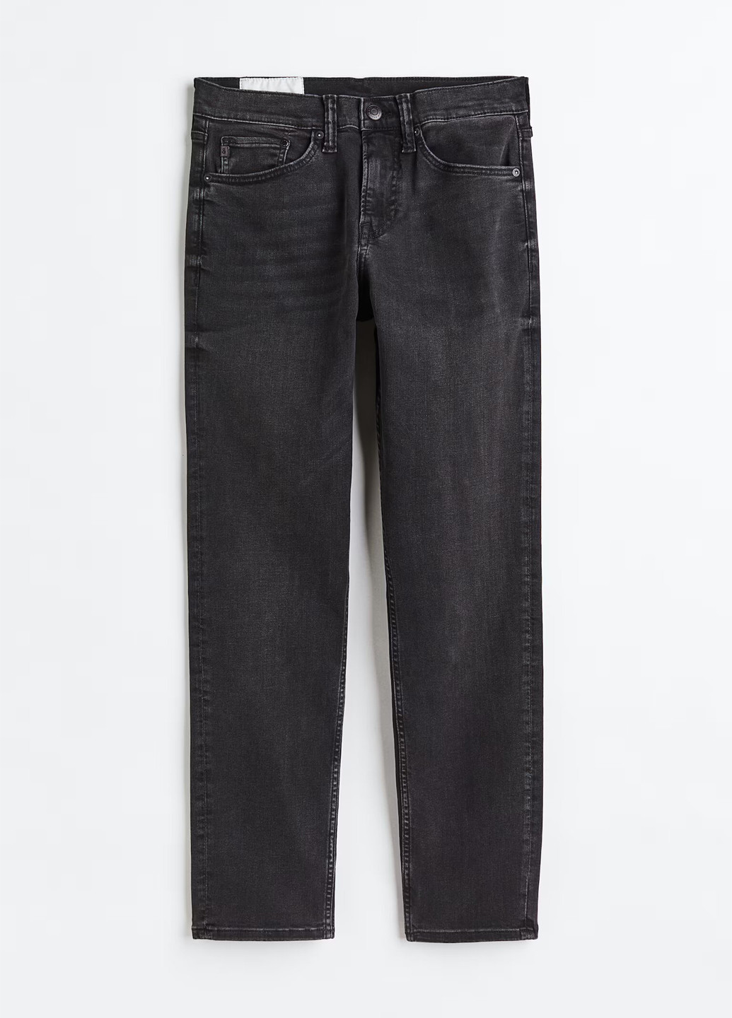 Темно-серые демисезонные прямые джинсы H&M