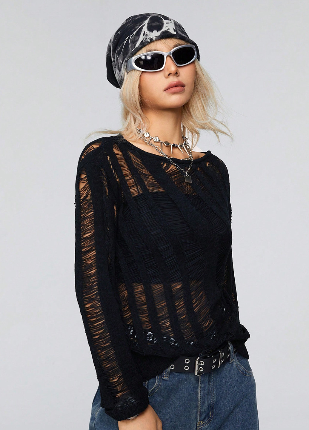 Черный демисезонный джемпер джемпер SHEIN