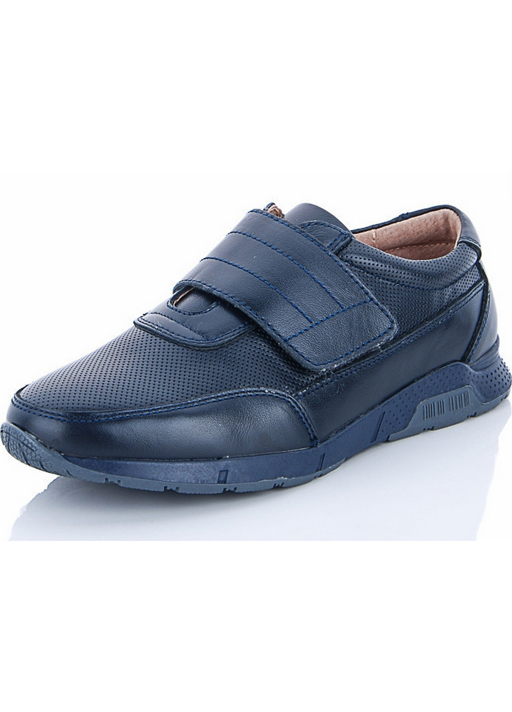 Синие кожаные туфли c1635-5 36 синий KangFu