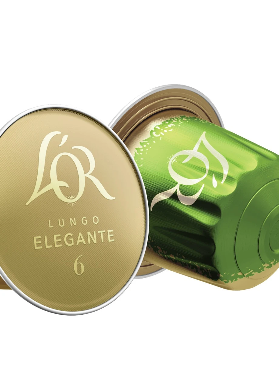 Кава мелена в капсулах L’OR Lungo Elegante 10 шт, 52 г Jacobs (254761167)