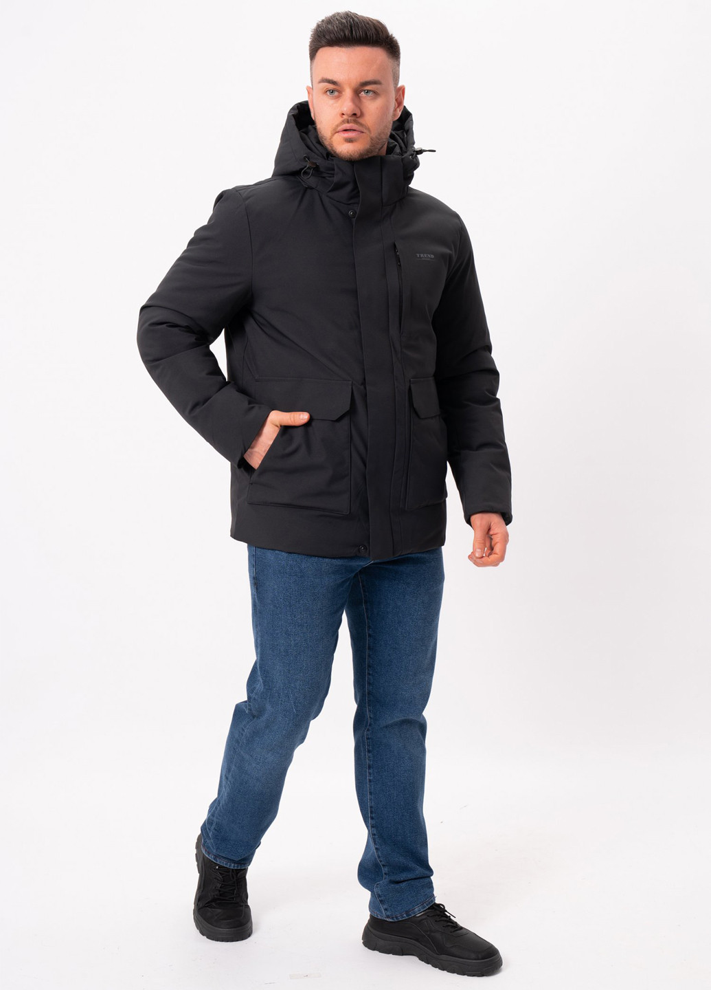 Черная зимняя куртка Trend Collection