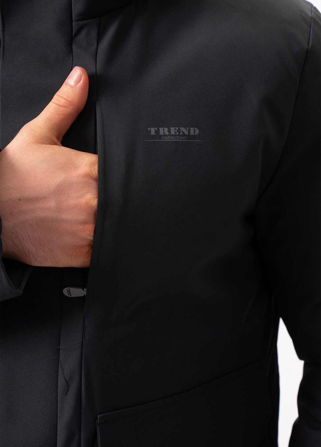 Черная зимняя куртка Trend Collection