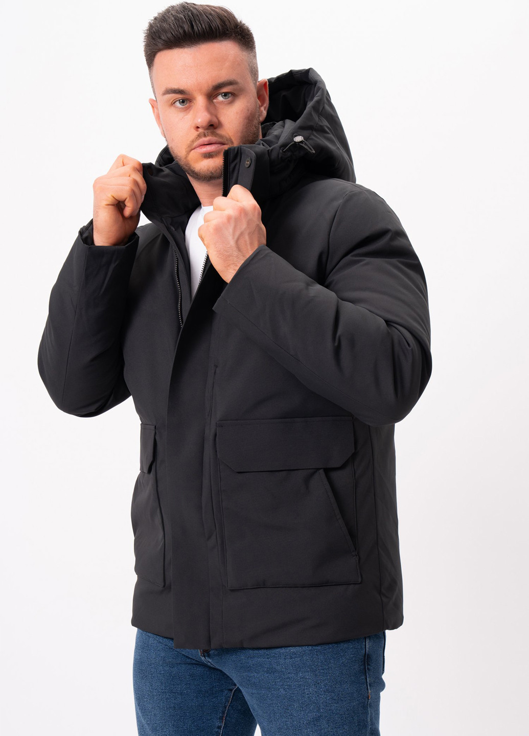 Черная зимняя куртка Trend Collection