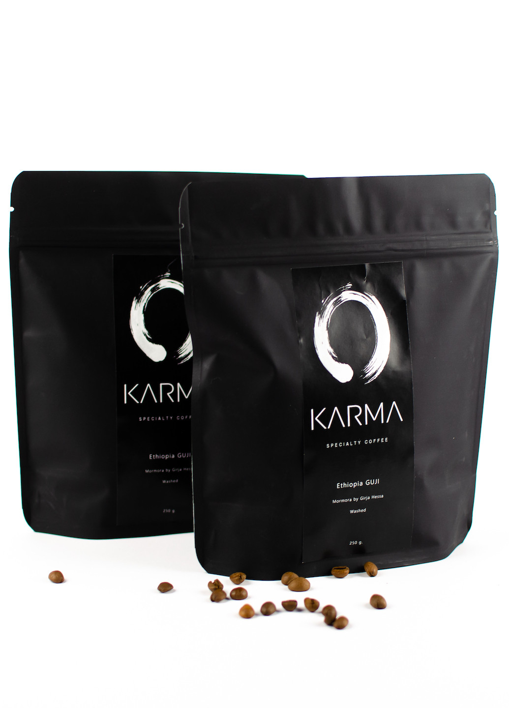 Натуральный кофе в зернах 100% арабіка, 20*20*5 см, 500 гр KARMA (252919436)