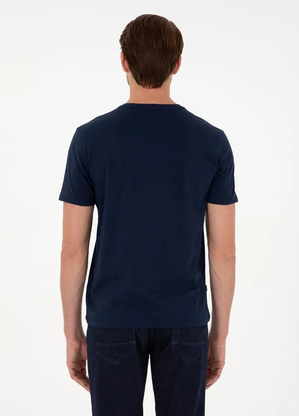 Темно-синяя футболка Pierre Cardin