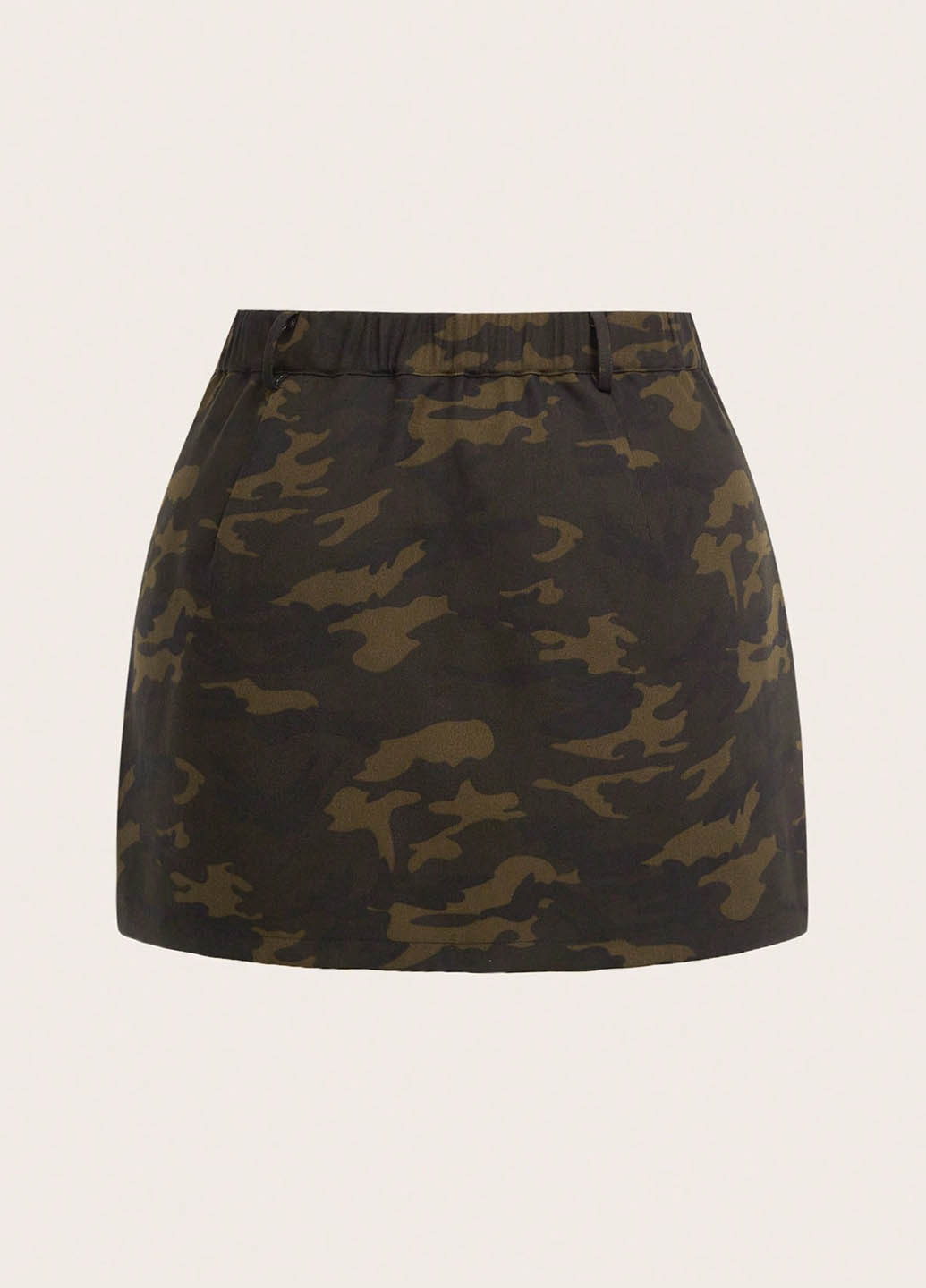 Разноцветная кэжуал камуфляжная юбка SHEIN карго