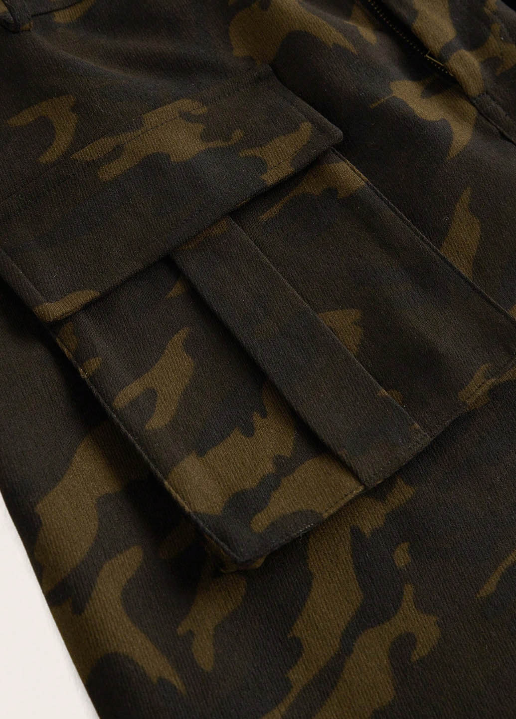 Разноцветная кэжуал камуфляжная юбка SHEIN карго