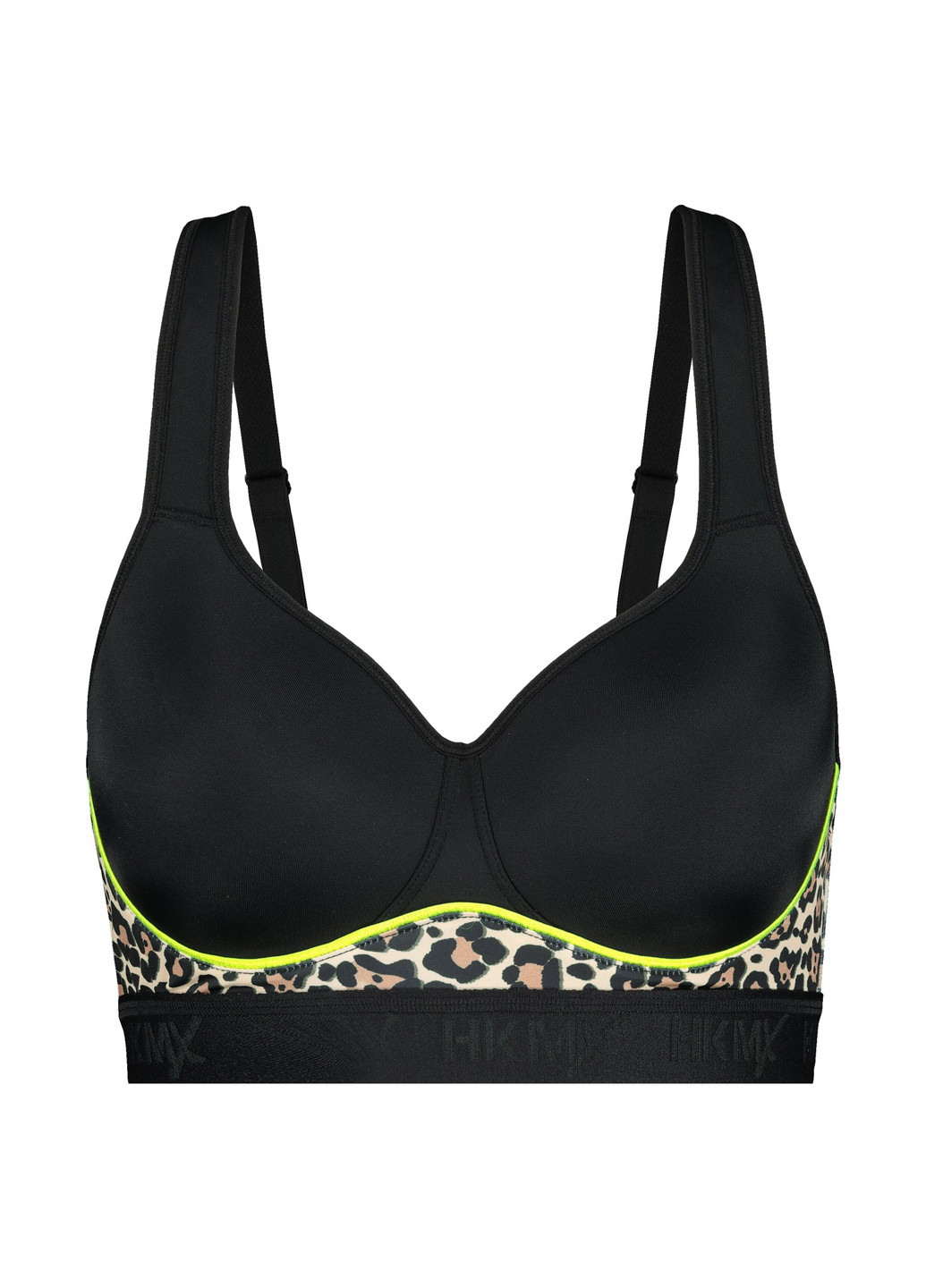 Чёрный топ бюстгальтер Hunkemoller с косточками полиэстер