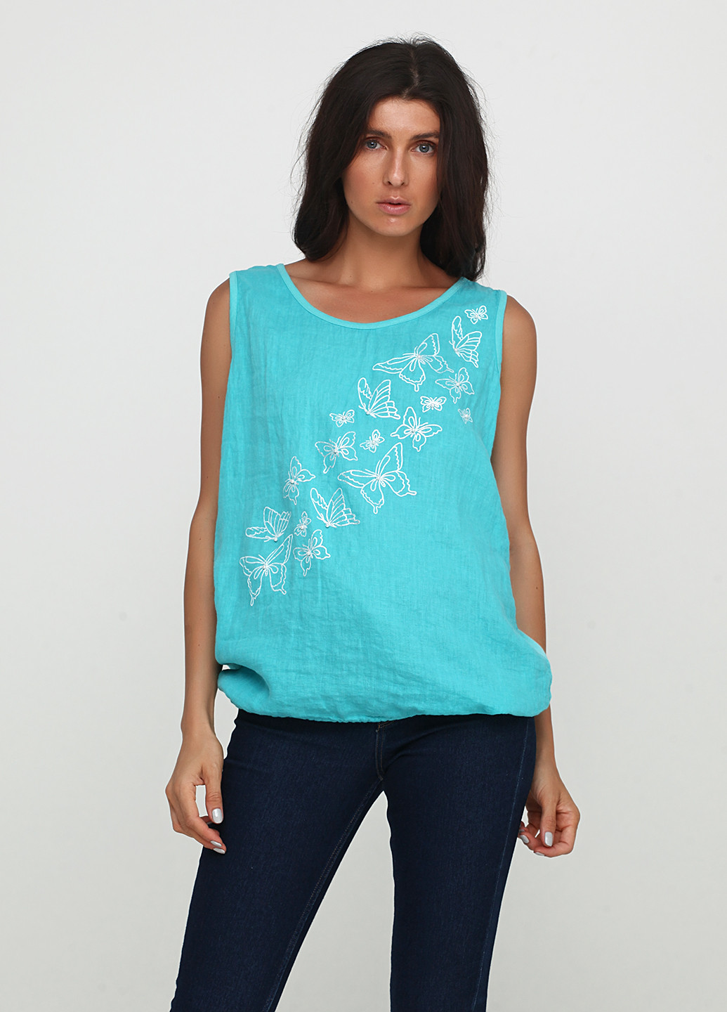 Голубая блуза My Luna