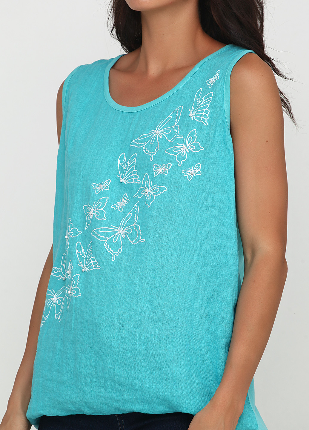 Голубая блуза My Luna