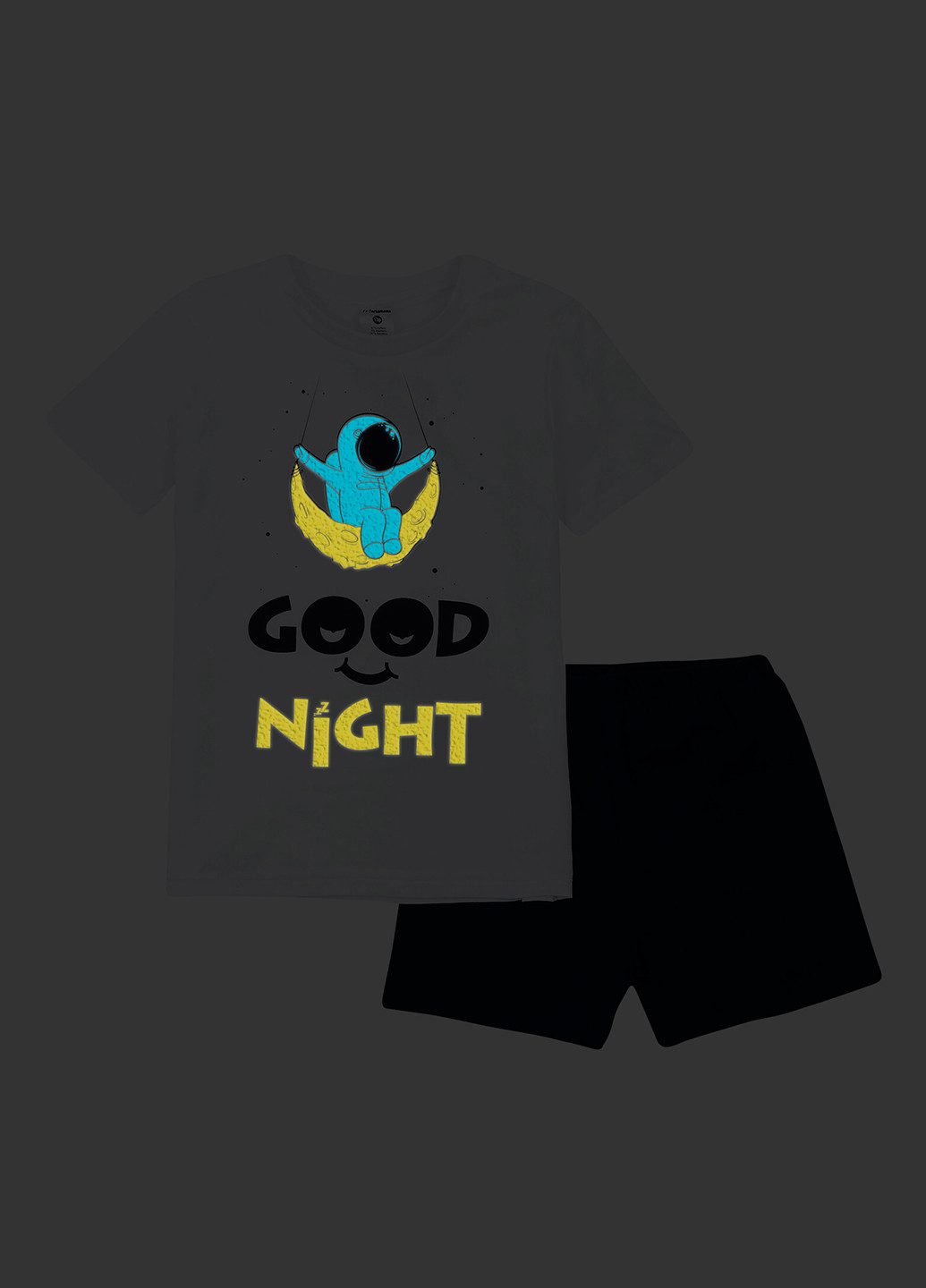 Комбинированная всесезон пижама (футболка, шорты) футболка + шорты Garnamama
