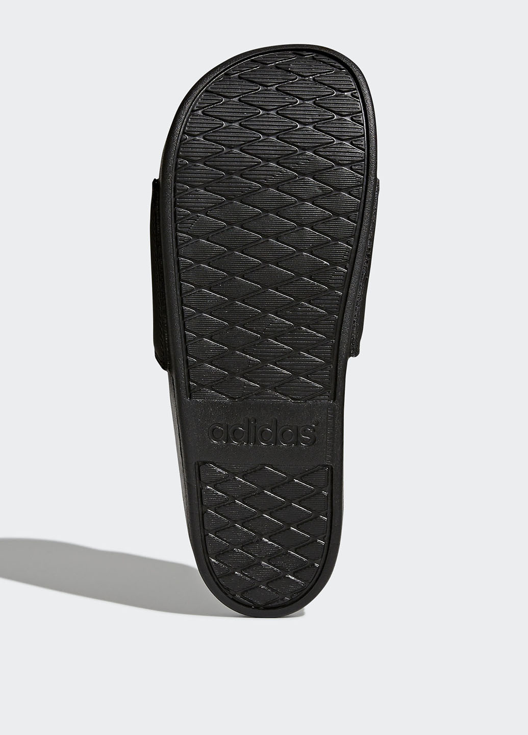 Черные спортивные шлепацы adidas