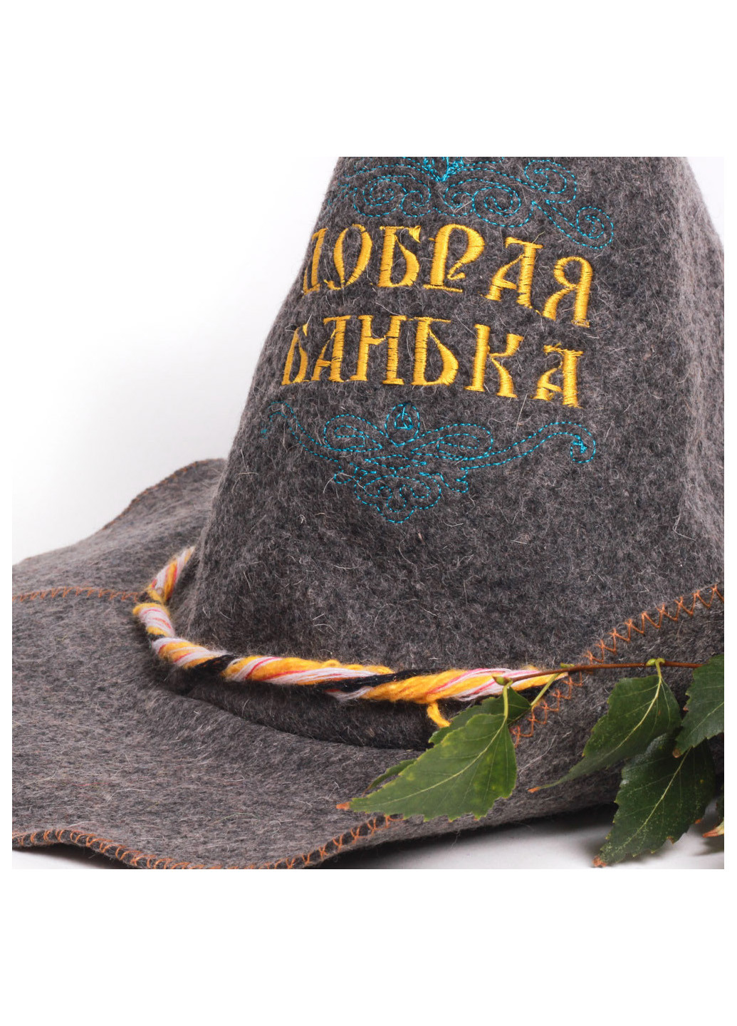 Банная шапка "Бобрая банька" Luxyart (189142724)