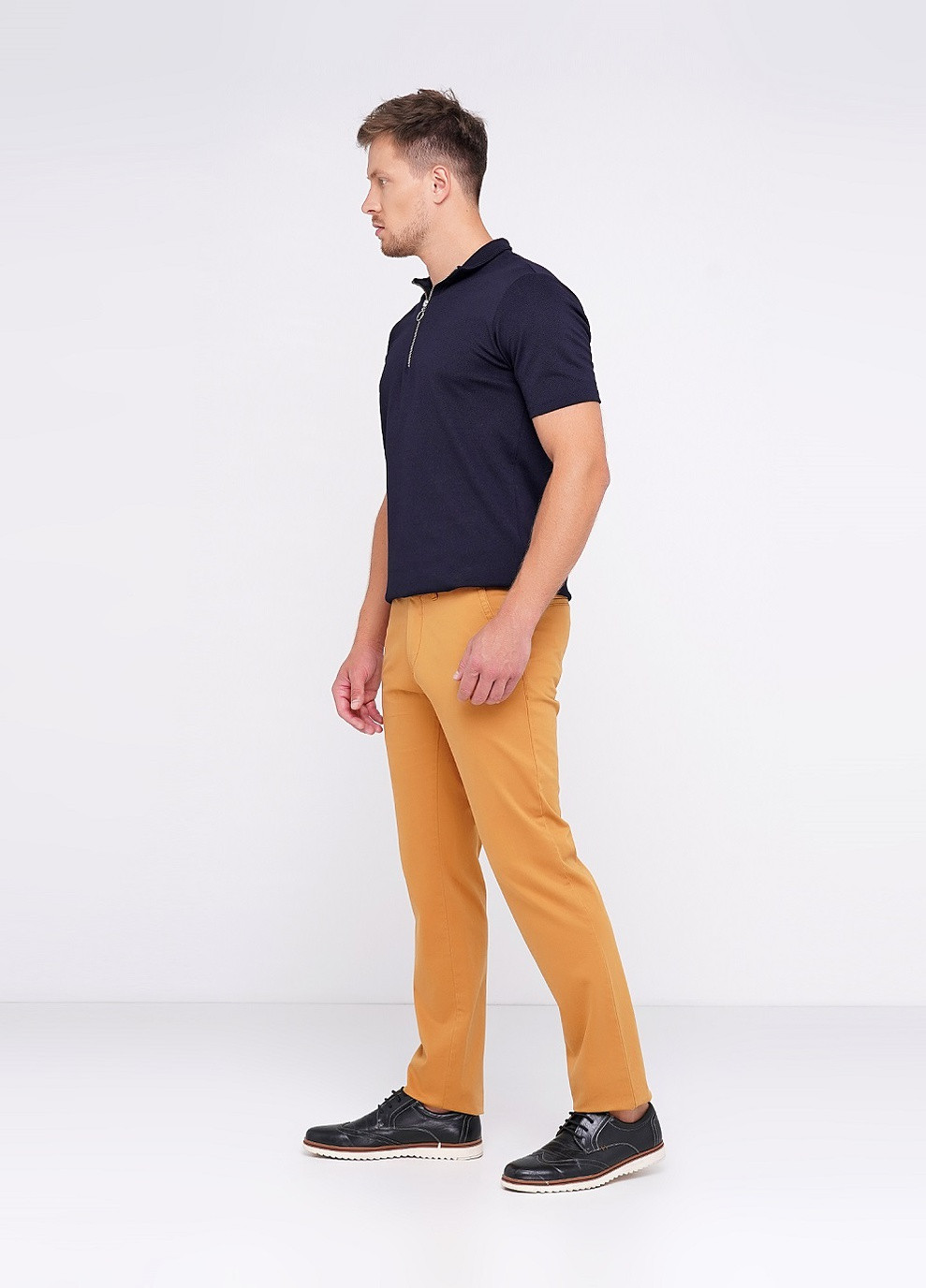 Желтые кэжуал демисезонные брюки Lagrand