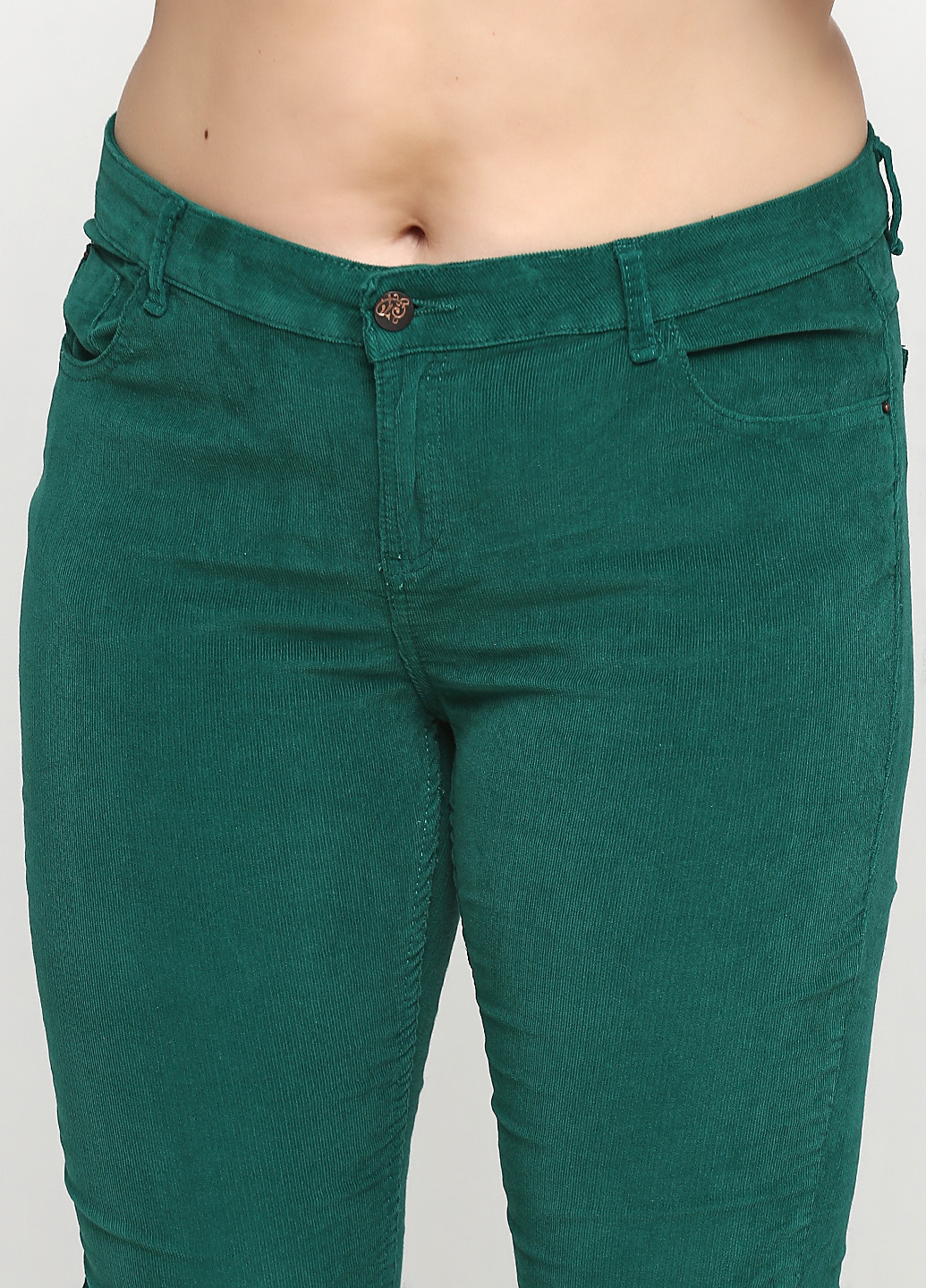 Зеленые кэжуал демисезонные прямые брюки Imperial