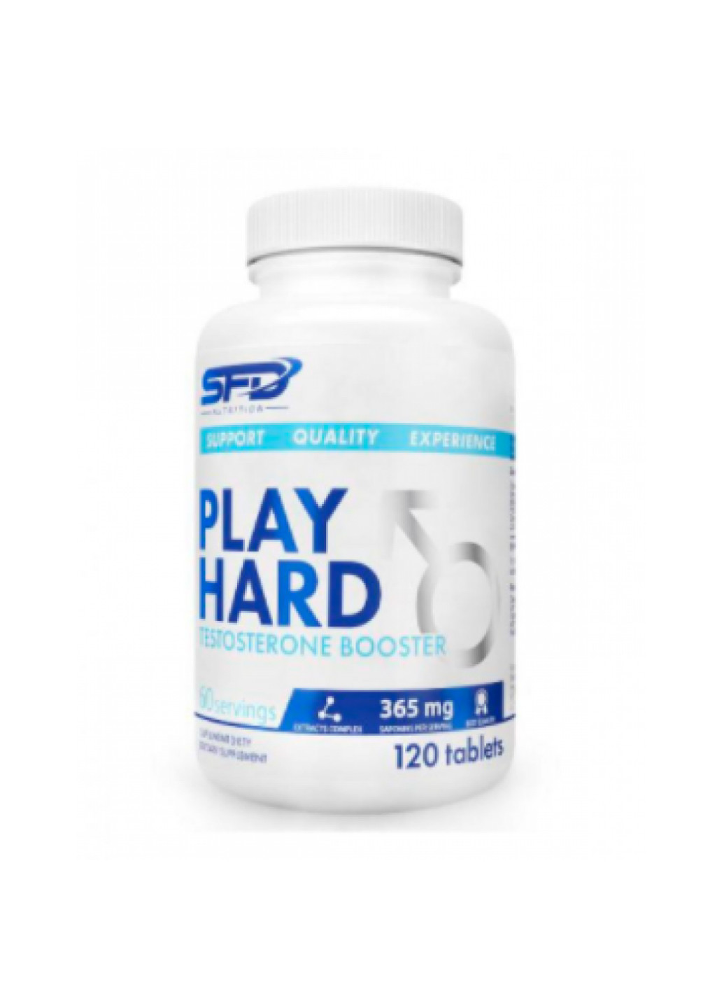 Тестостерон с полезными добавками для мужчин Play Hard - 120tab SFD Nutrition (254805172)