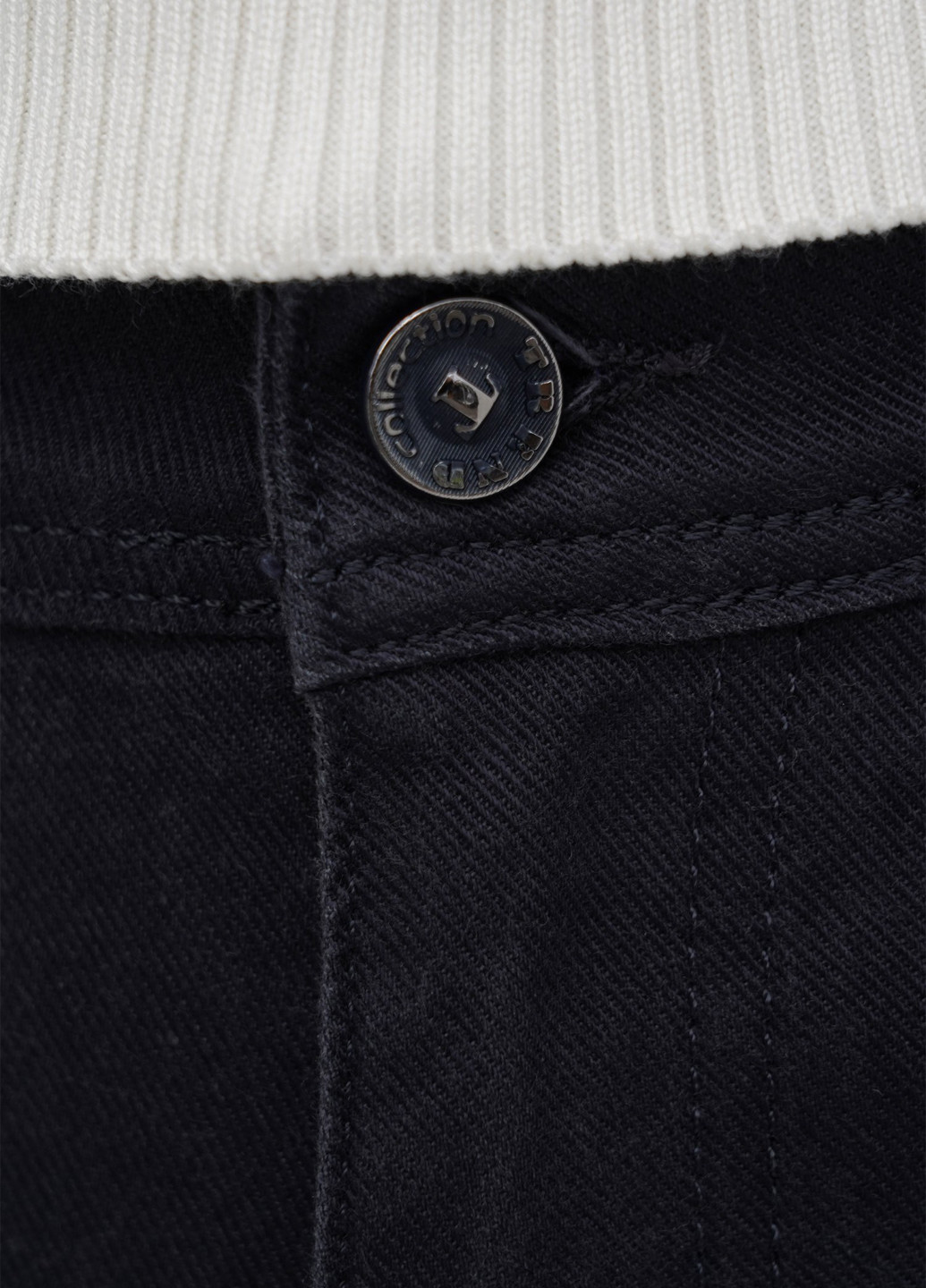 Темно-синие демисезонные прямые джинсы Trend Collection