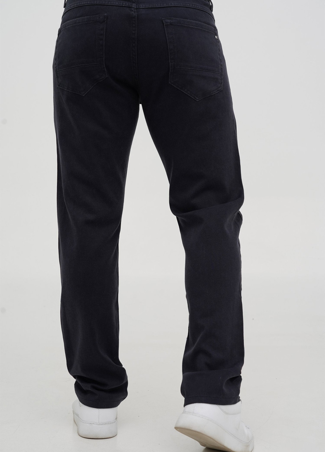 Темно-синие демисезонные прямые джинсы Trend Collection