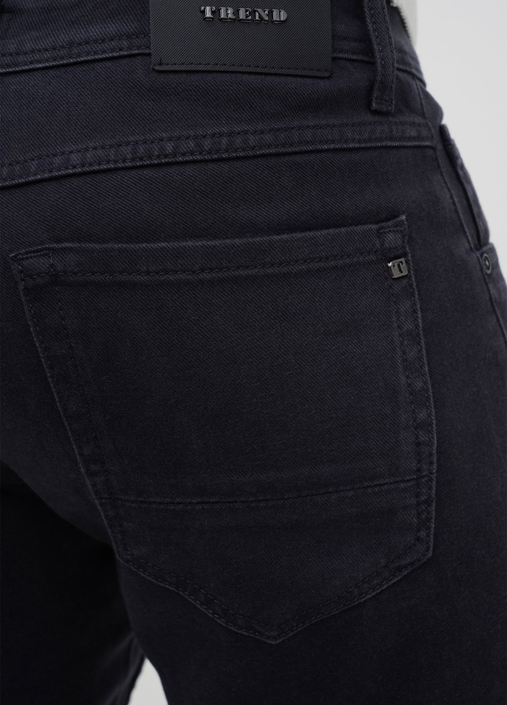 Темно-синие демисезонные прямые джинсы Trend Collection