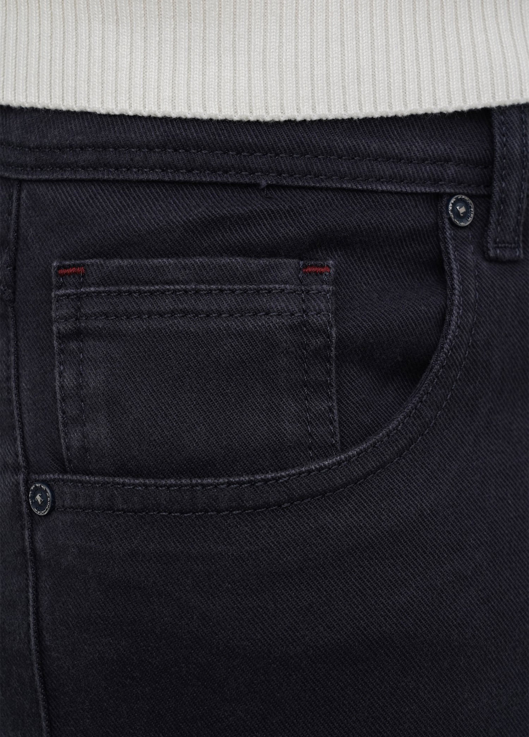 Темно-синие демисезонные прямые джинсы Trend Collection