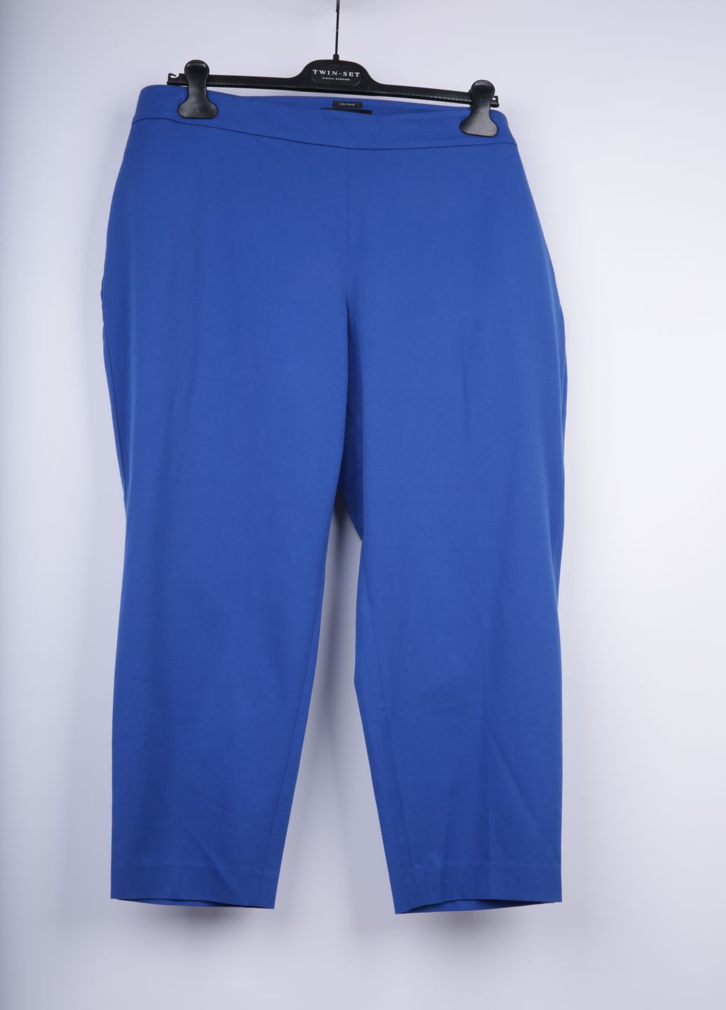 Синие кэжуал демисезонные прямые брюки Talbots