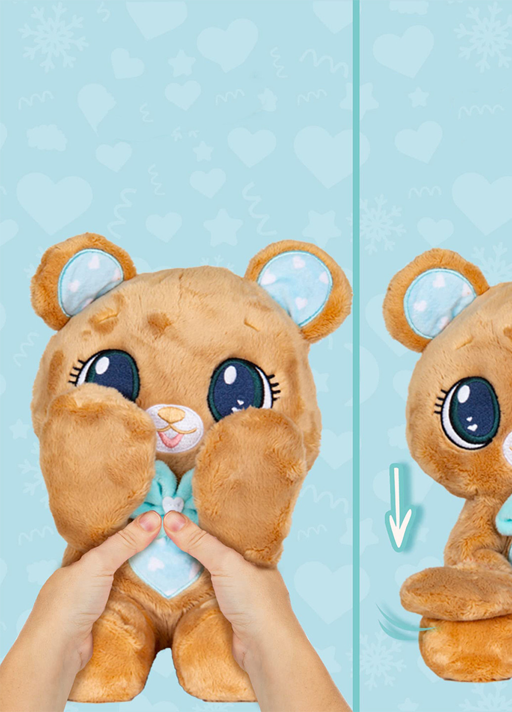 Мягкая игрушка Медведь, 24 см Peekapets (267332051)