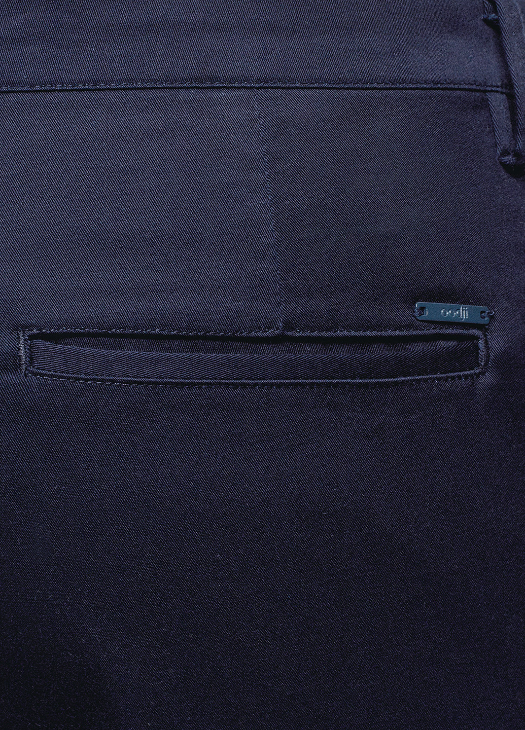 Темно-синие кэжуал демисезонные брюки Oodji